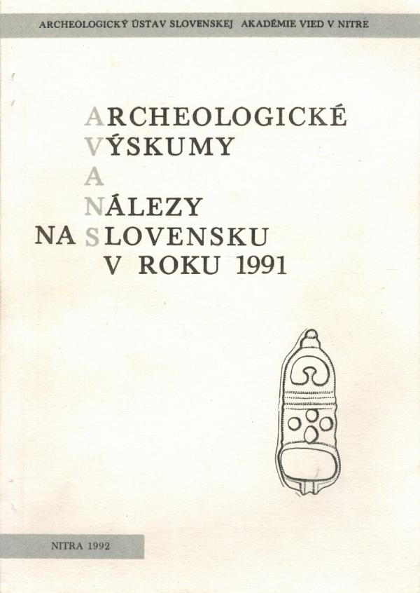Archeologick vskumy a nlezy na Slovensku v roku 1991