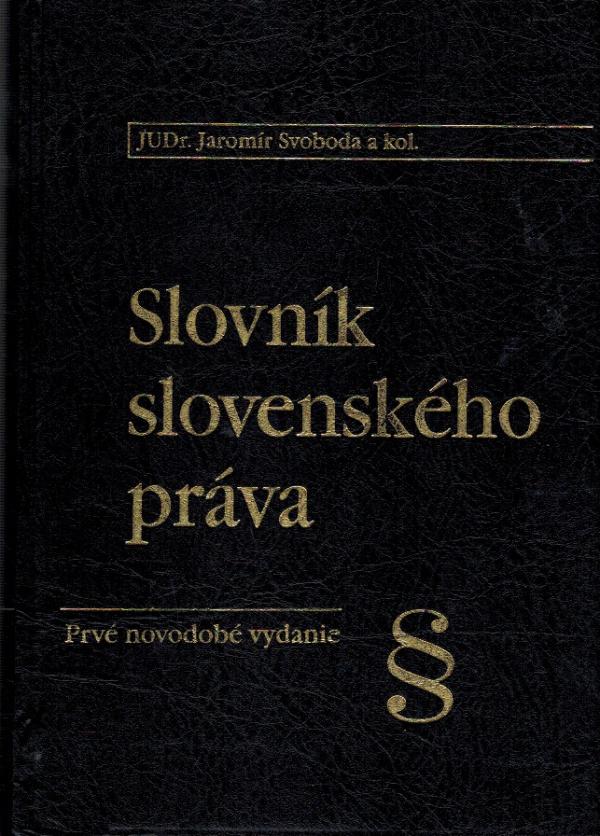 Slovnk slovenskho prva