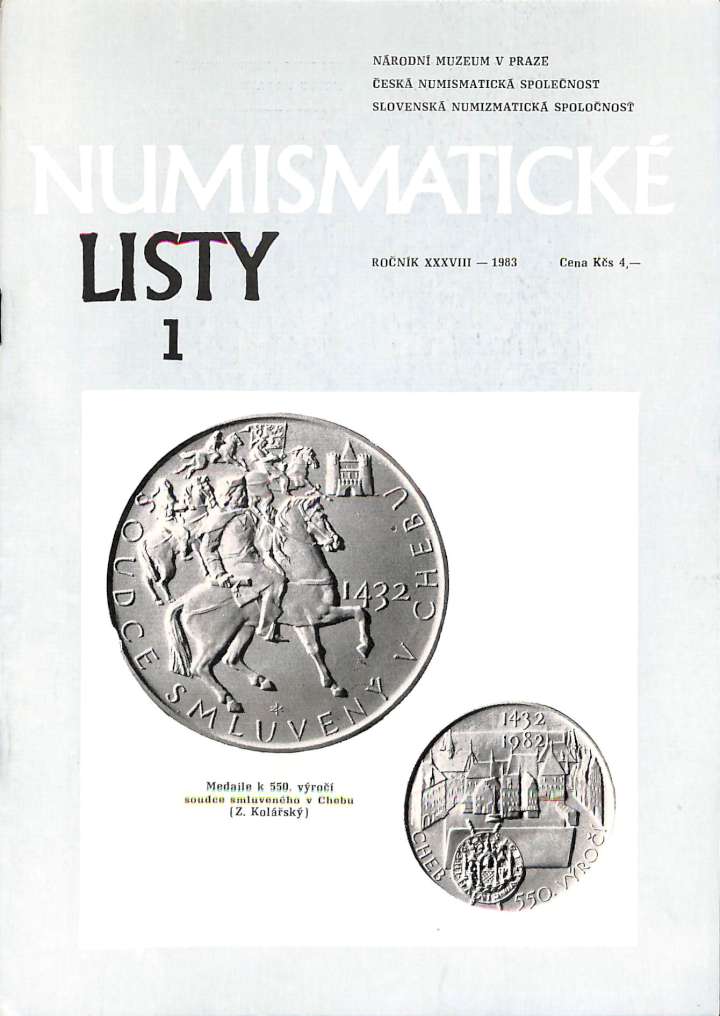 Numismatick listy 1/1983