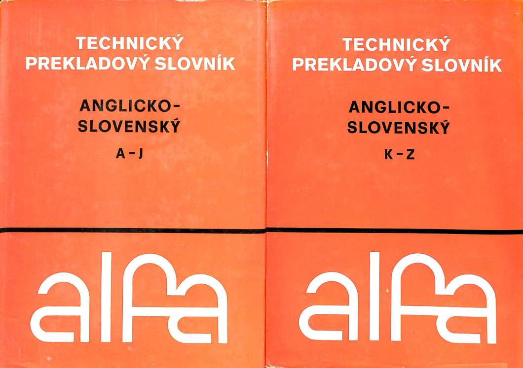 Technick prekladov slovnk Anglicko - Slovensk I. II. (1985)