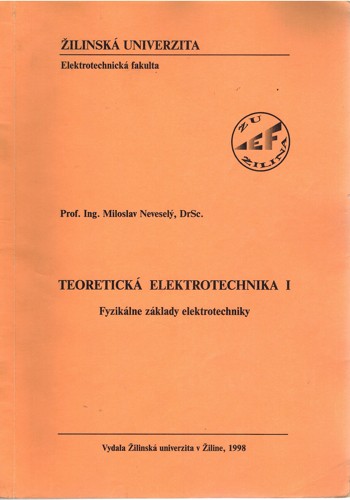 Teoretick elektrotechnika I. 