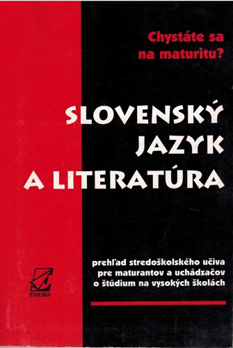 Slovensk jazyk a literatra 