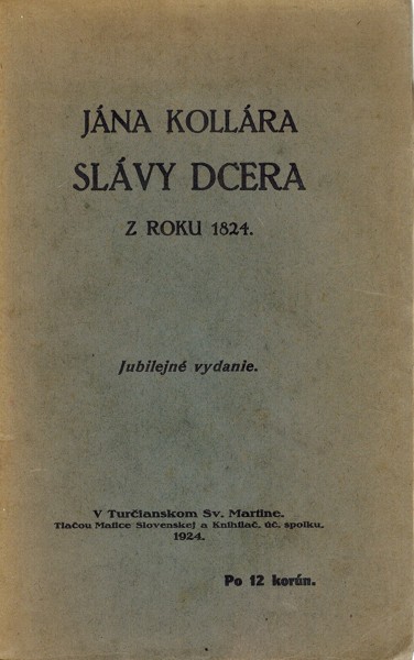 Jna Kollra Slvy dcra z roku 1824 