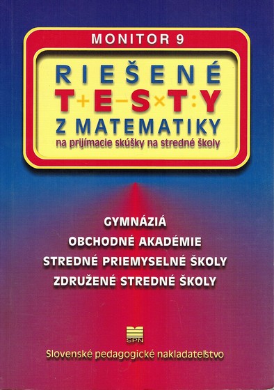 Rieen testy z matematiky - Monitor (2007) 