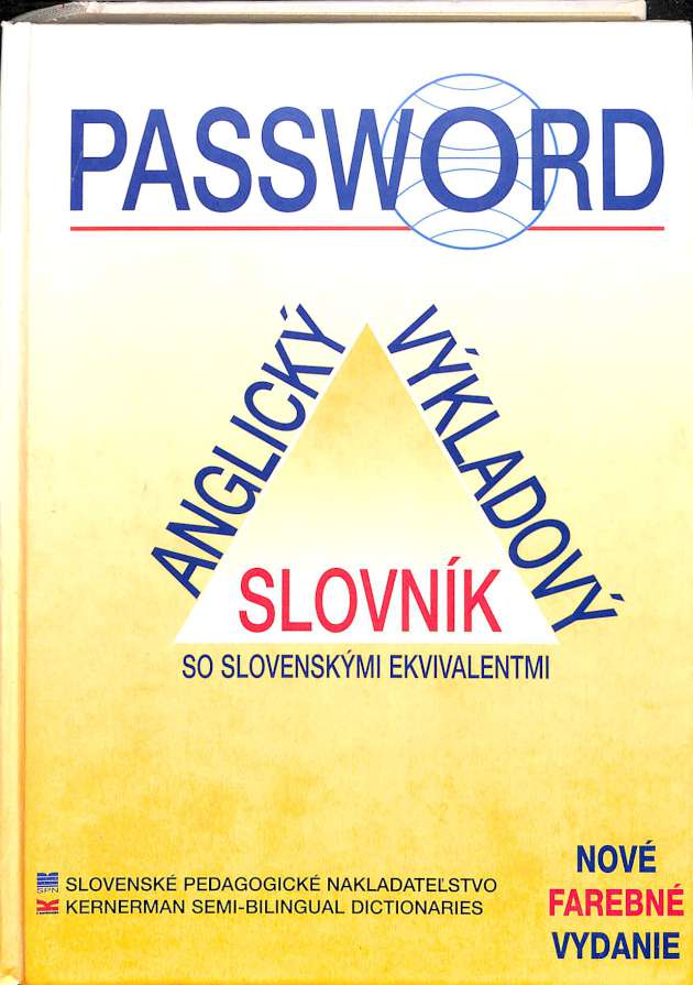 Anglick vkladov slovnk so slovenskmi ekvivalentmi (Password)