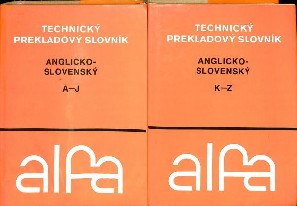Technick prekladov slovnk Anglicko - Slovensk I. II. (1993)