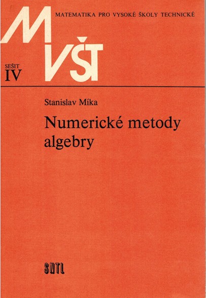 Numerick metody algebry (1985)
