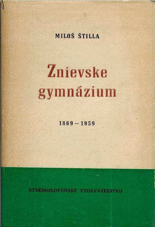 Znievske gymnzium 1869-1959