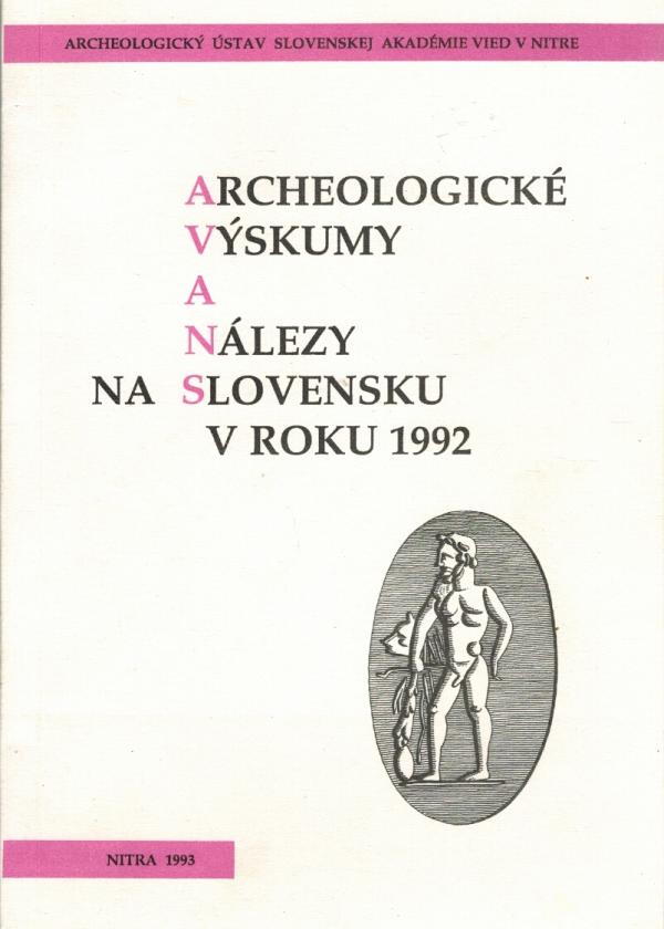 Archeologick vskumy a nlezy na Slovensku v roku 1992