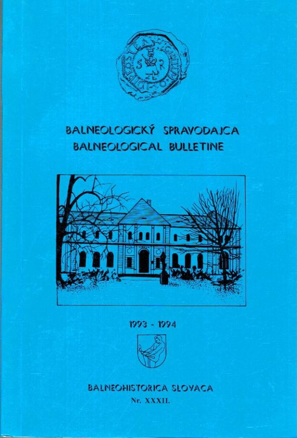 Balneologick spravodajca (1993 - 1994)