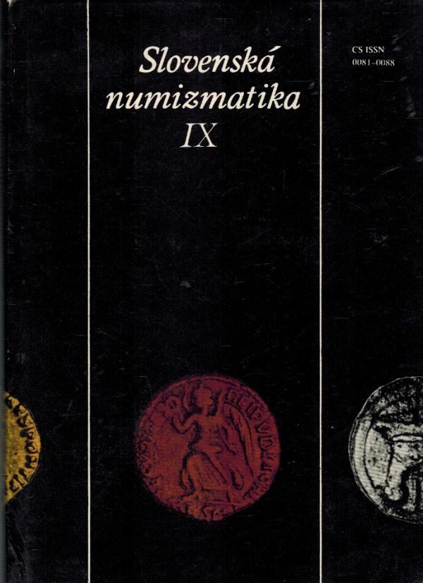 Slovensk numizmatika IX.