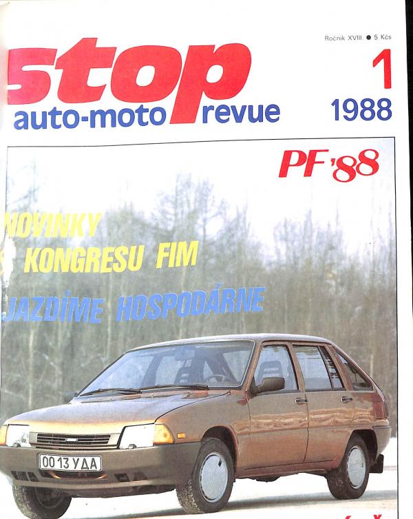 asopis Stop - Auto moto revue 1988