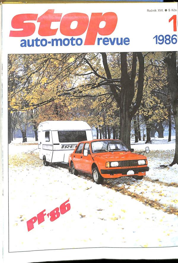 asopis Stop - Auto moto revue 1986