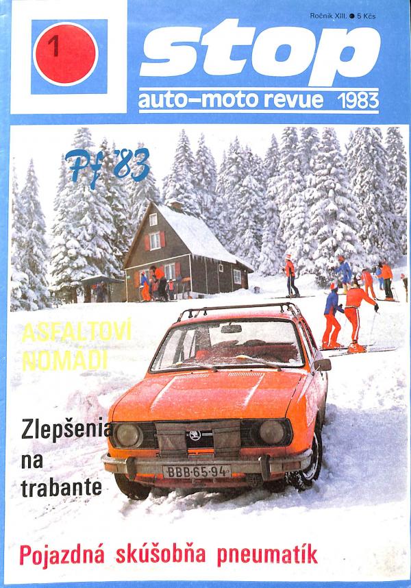 asopis Stop - Auto moto revue 1983