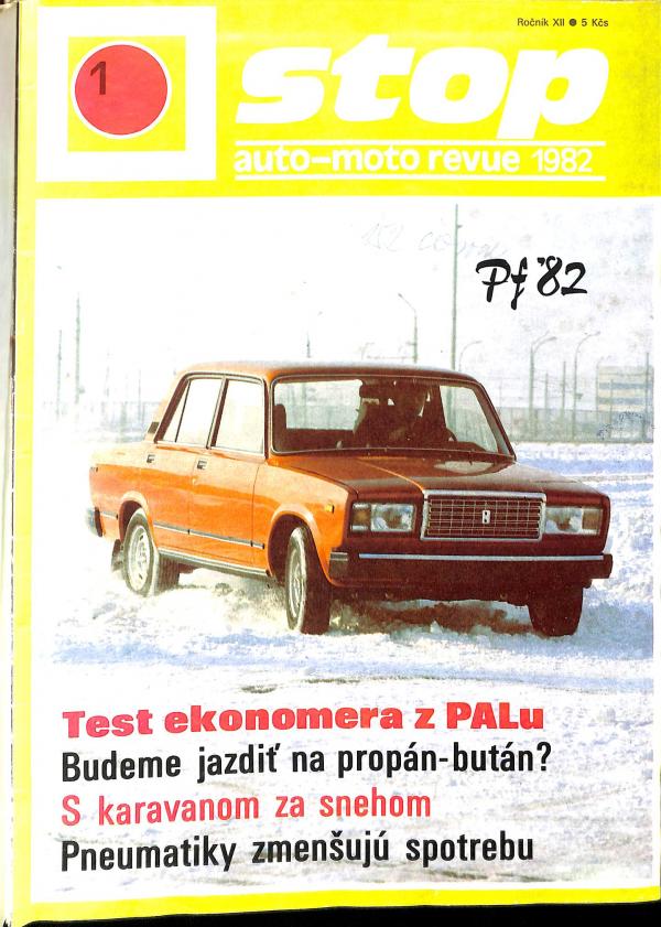 asopis Stop - Auto moto revue 1982