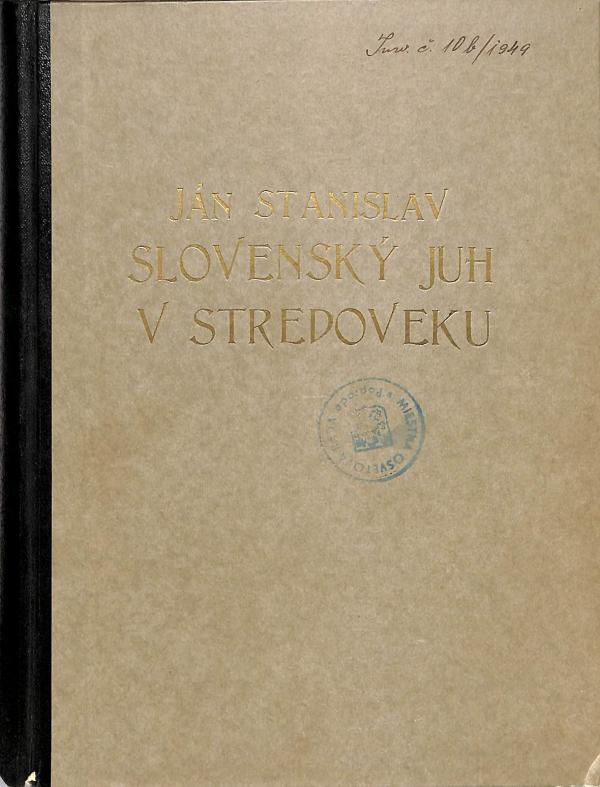 Slovensk juh v stredoveku I.