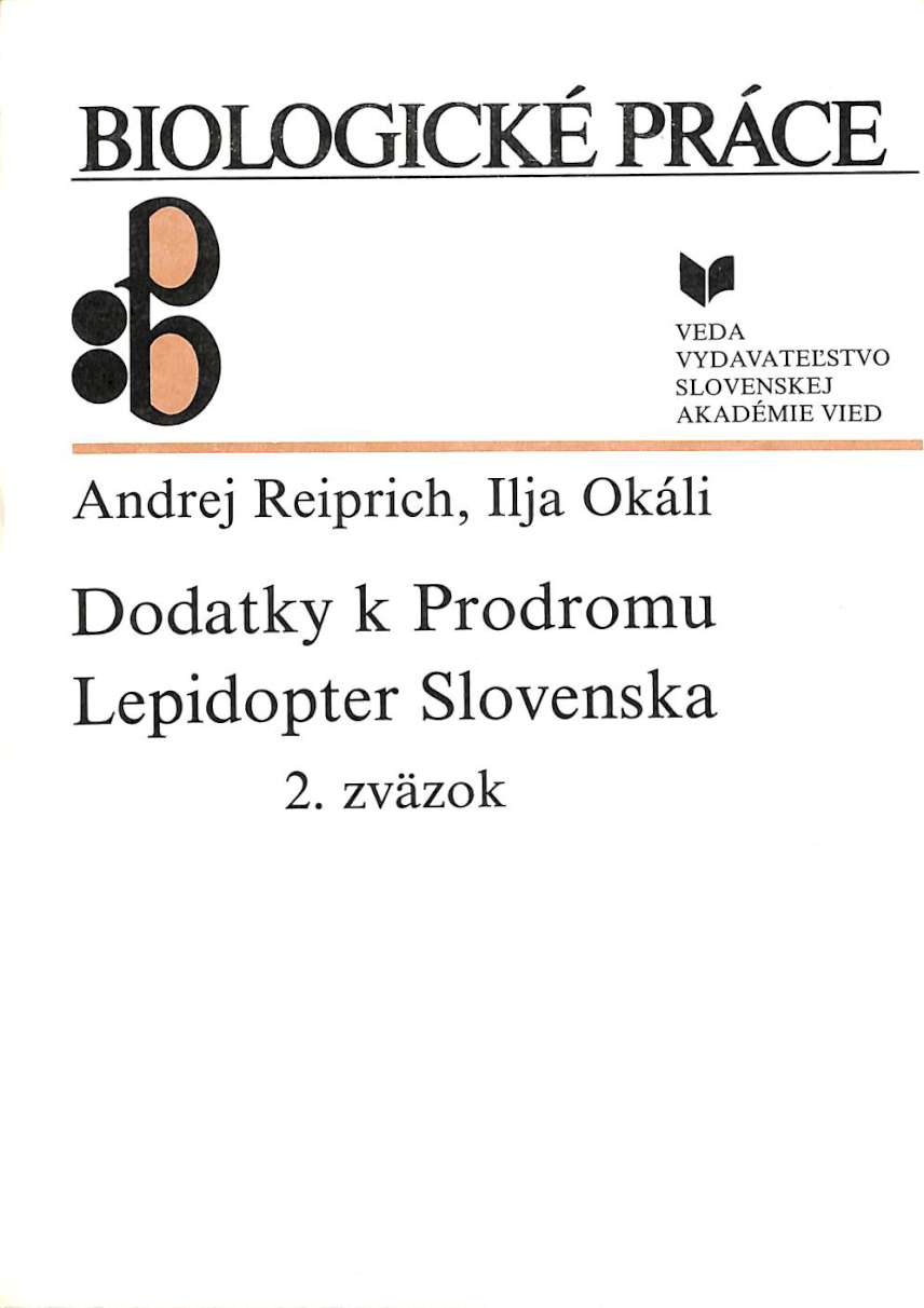 Dodatky k prodromu Lepidopter Slovenska II.