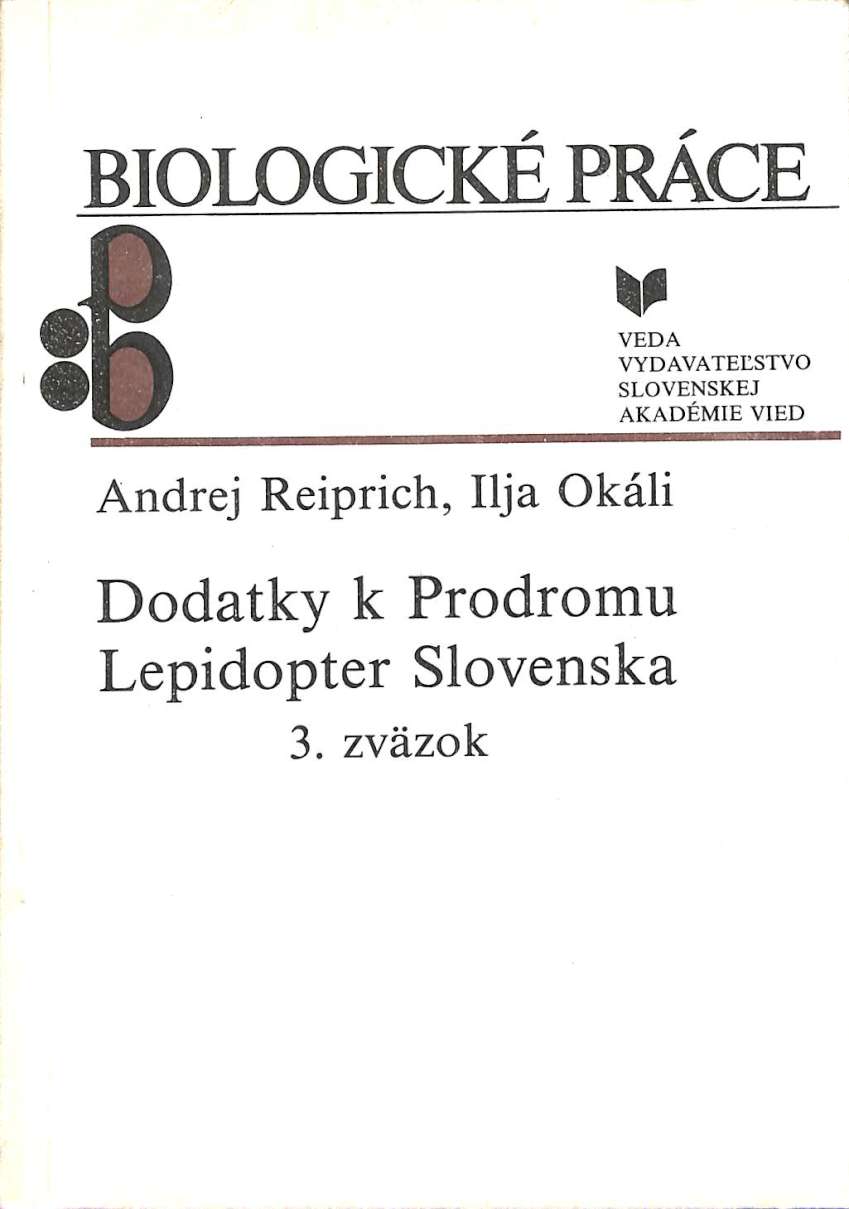 Dodatky k prodromu Lepidopter Slovenska III.