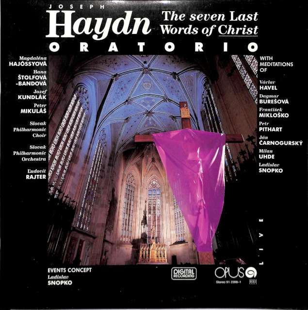 Joseph Haydn - The seven last words of christ (LP)