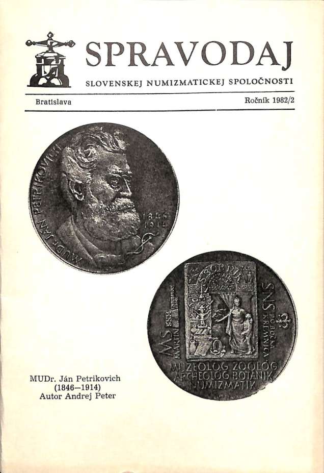 Spravodaj slovenskej numizmatickej spolonosti 1982/2