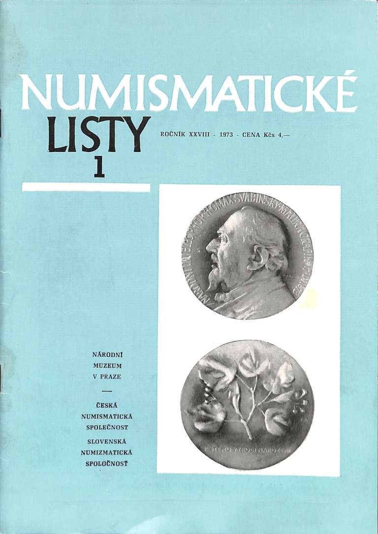 Numismatick listy 1/1973