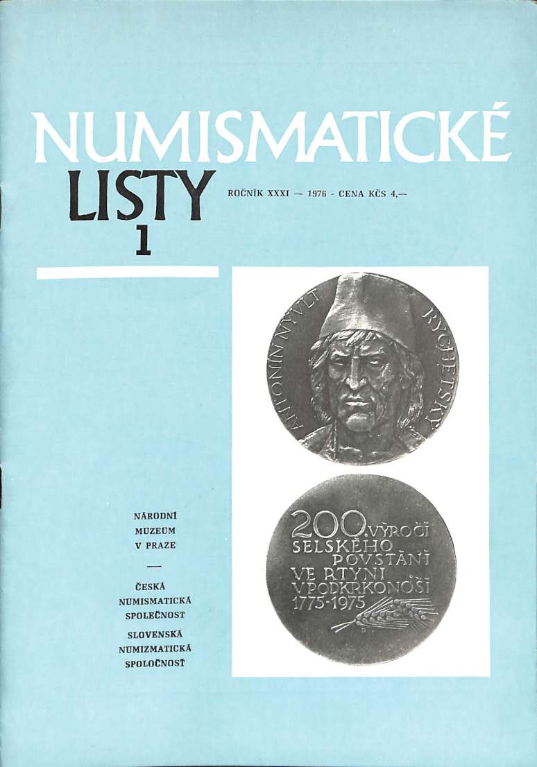 Numismatick listy 1/1976