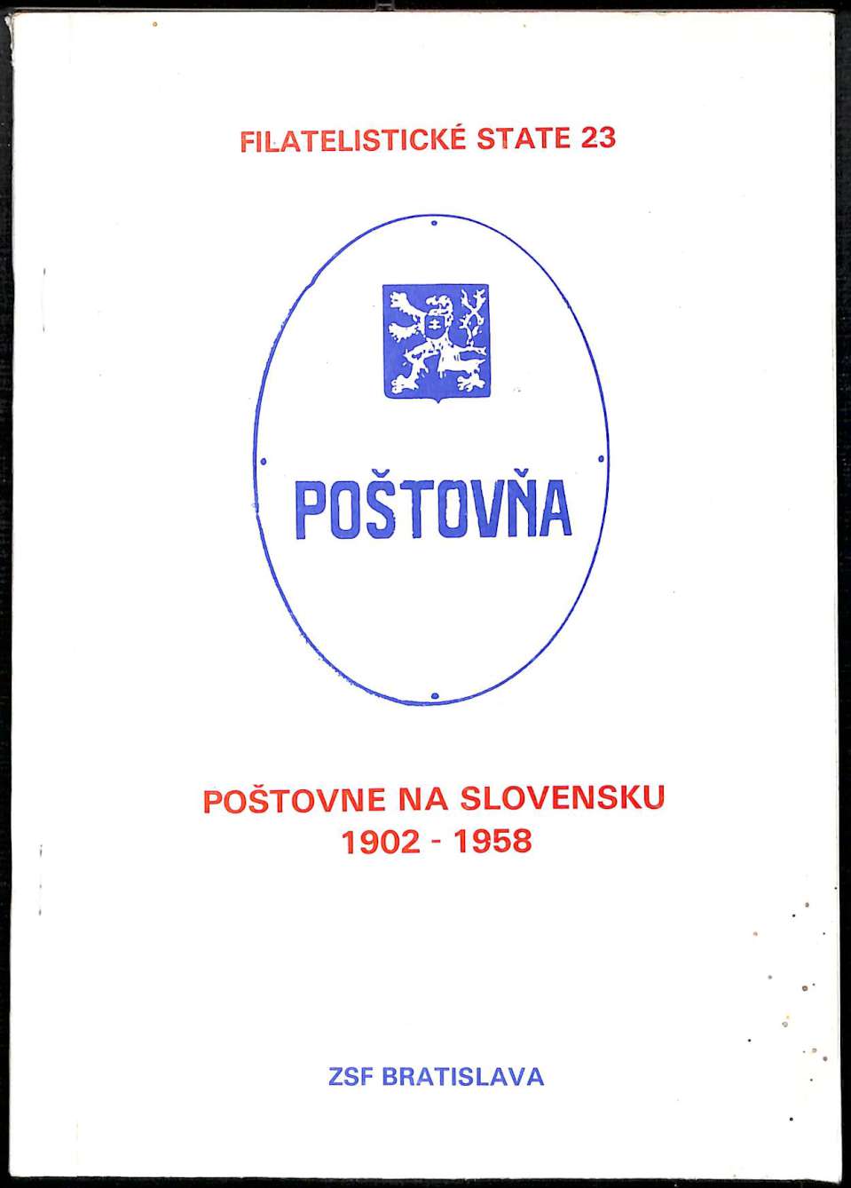Potovne na Slovensku 1902-1958