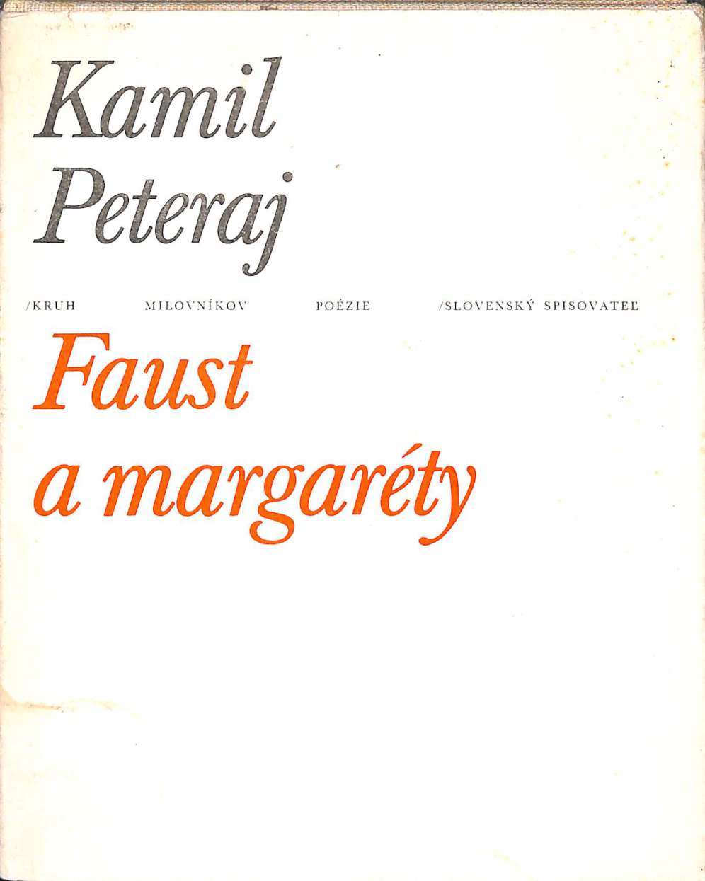 Faust a margarty
