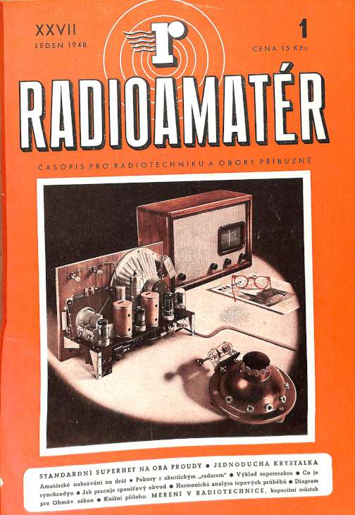 Časopis Elektronik radioamatér 1948