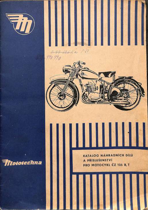 Katalog nhradnch dil a psluenstv pro motocykl Z 125 B, T