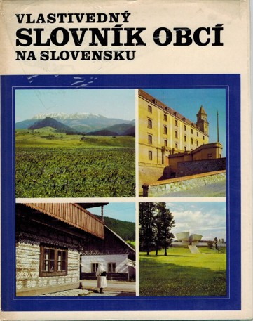 Vlastivedn slovnk obc na Slovensku I.