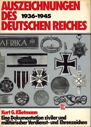 Auszeichnungen des Deutschen reiches 1936-1945 